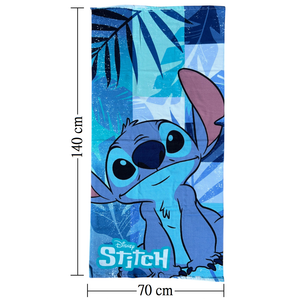 Telo Mare Stitch DISNEY Asciugamano per Bambini in Microfibra CM 140x70 - Lil37-6015