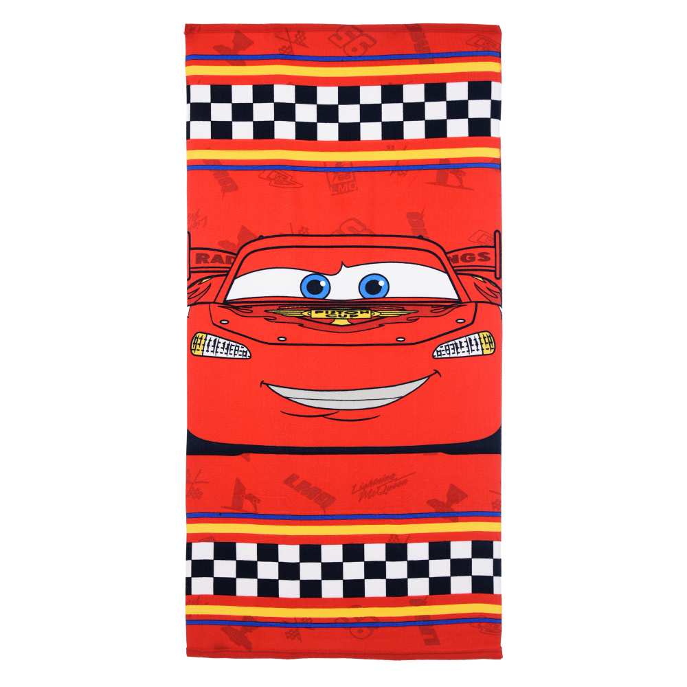 Telo Mare Cars DISNEY Pixar Microfibra Asciugamano Saetta Mcqueen Bambini Ideale Spiaggia Piscina - Ez18191