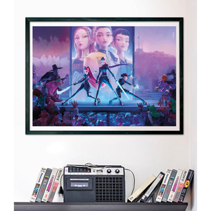 Puzzle Clementoni 1000 Pezzi K-Pop Demon Hunters Zoey Rumi Mira per Ragazzi e Adulti con Poster - 388876