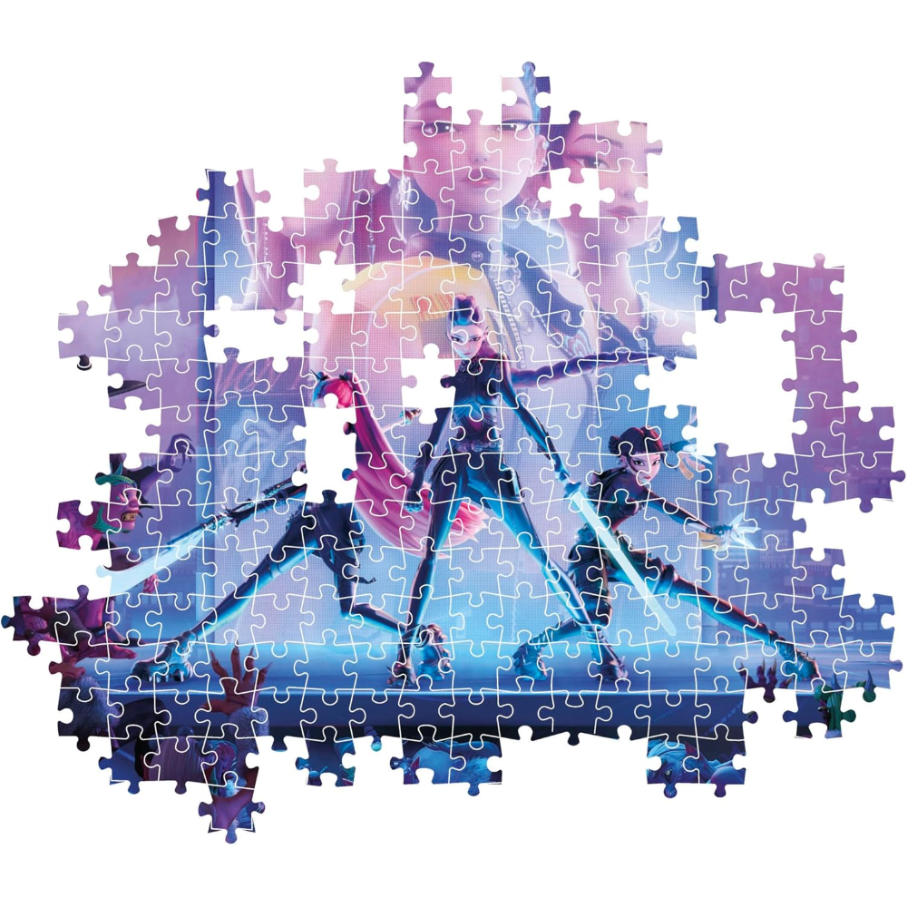 Puzzle Clementoni 1000 Pezzi K-Pop Demon Hunters Zoey Rumi Mira per Ragazzi e Adulti con Poster - 388876