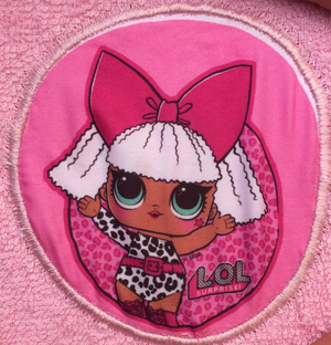 Set Accappatoio con Cappuccio + Asciugamano Lol Surprise Diva in Cotone Taglie 3/8 Anni - 1922-1759