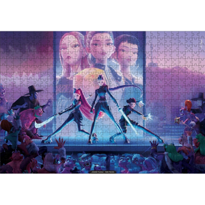 Puzzle Clementoni 1000 Pezzi K-Pop Demon Hunters Zoey Rumi Mira per Ragazzi e Adulti con Poster - 388876