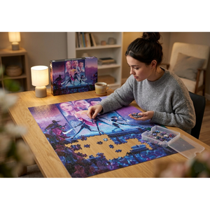 Puzzle Clementoni 1000 Pezzi K-Pop Demon Hunters Zoey Rumi Mira per Ragazzi e Adulti con Poster - 388876