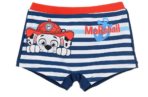 Costume Mare Paw Patrol Parigamba Pantaloncino Neonato Bambino Taglie 12/36 Mesi - Se0013blu