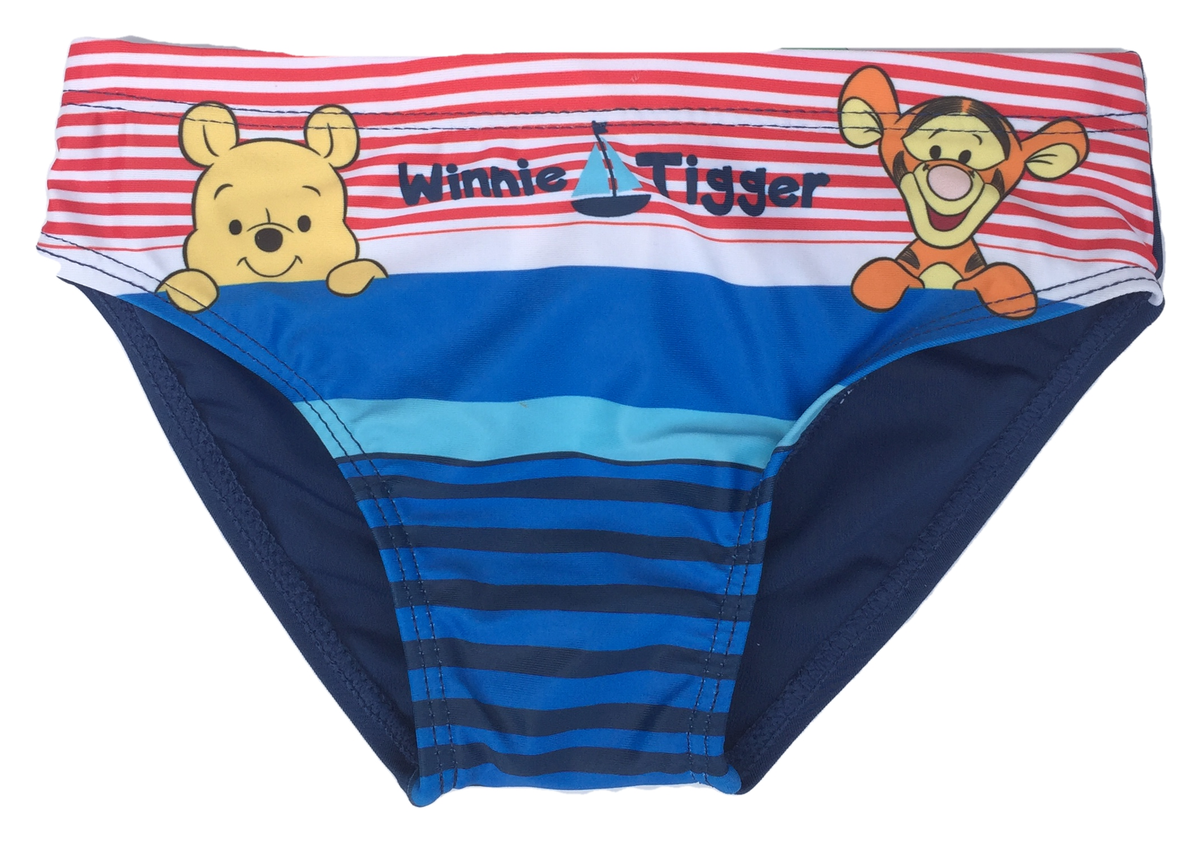 Costume Mare Winnie the Pooh DISNEY Slip Mutandina Neonato Bambino Taglie 12/36 Mesi - Se0018blu