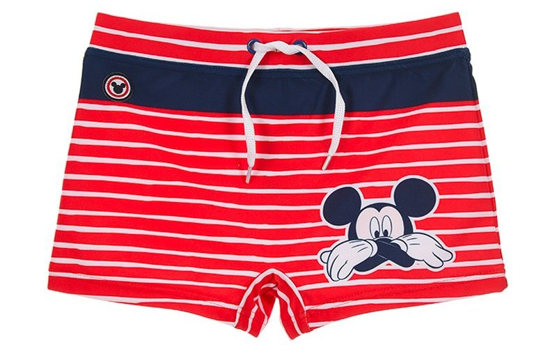 Costume Mare Topolino Mickey Mouse DISNEY Parigamba Pantaloncino Bambino Taglie 3/8 Anni - Se1708rosso