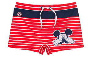 Costume Mare Topolino Mickey Mouse DISNEY Parigamba Pantaloncino Bambino Taglie 3/8 Anni - Se1708rosso