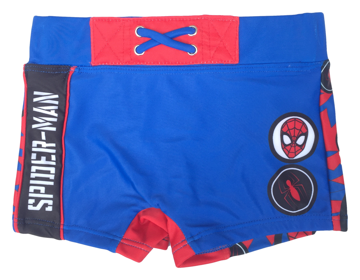 Costume Mare Spiderman Uomo Ragno MARVEL Parigamba Pantaloncino Bambino Taglie 3/8 Anni - Se1711blu