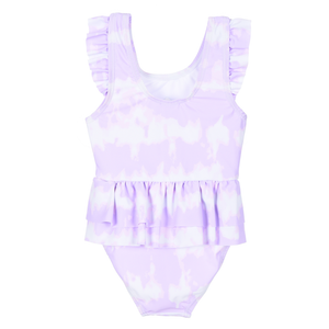 Costume da Bagno Minnie Mouse DISNEY Intero Tie-Dye 1 Pezzo Mare Piscina Neonata - Ez05005lilla