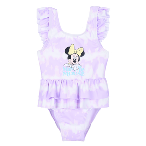 Costume da Bagno Minnie Mouse DISNEY Intero Tie-Dye 1 Pezzo Mare Piscina Neonata - Ez05005lilla