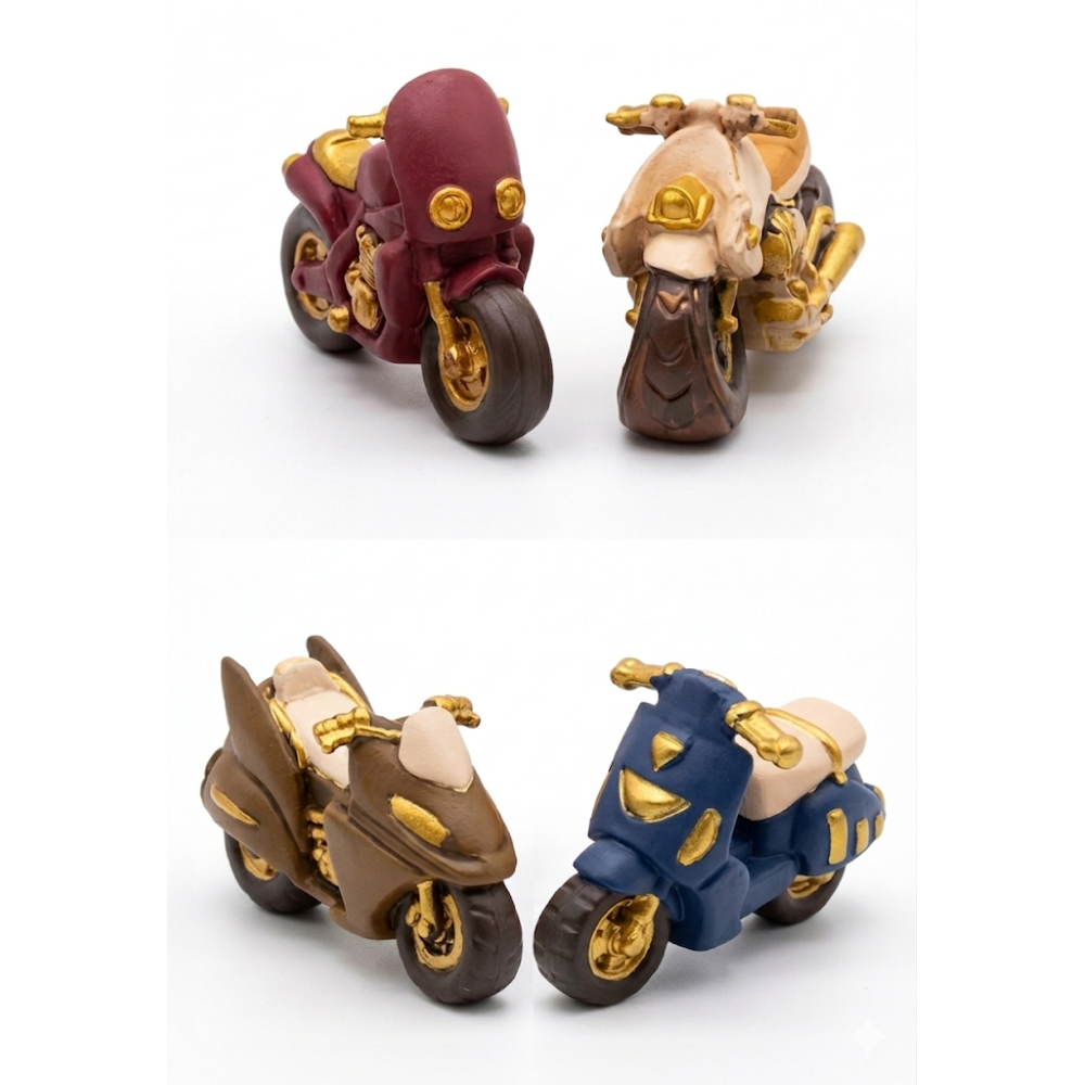 Bomboniere DISNEY Resina Motociclette 4 CM