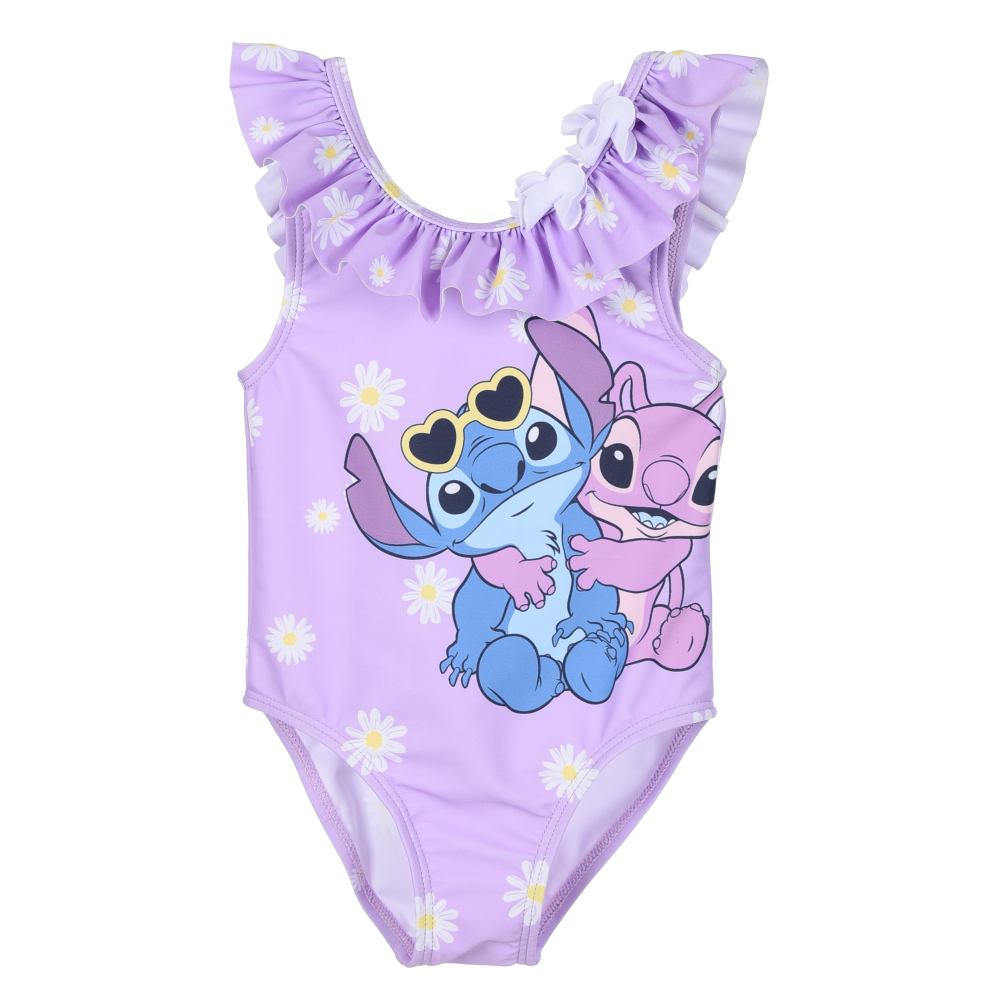 Costume da Bagno Stitch Angel DISNEY Intero 1 Pezzo Mare Piscina Neonata - Ez05000lilla
