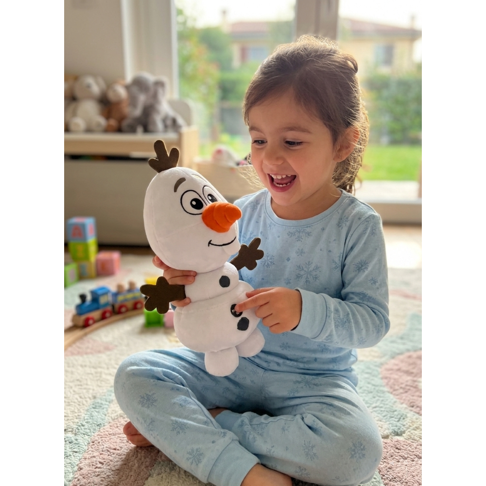 Peluche Olaf Frozen Morbido Pupazzo DISNEY con Suono 25 CM - Dfr-9420-3