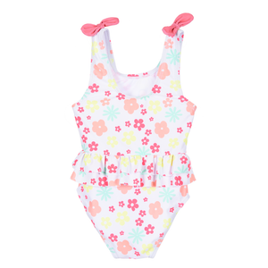 Costume da Bagno Winnie the Pooh DISNEY Intero 1 Pezzo Mare Piscina Neonata - Ez05022bianco