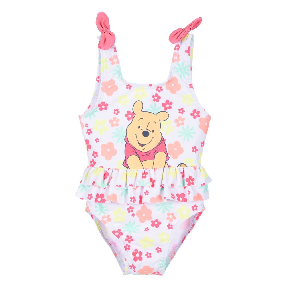 Costume da Bagno Winnie the Pooh DISNEY Intero 1 Pezzo Mare Piscina Neonata - Ez05022bianco