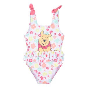 Costume da Bagno Winnie the Pooh DISNEY Intero 1 Pezzo Mare Piscina Neonata - Ez05022bianco