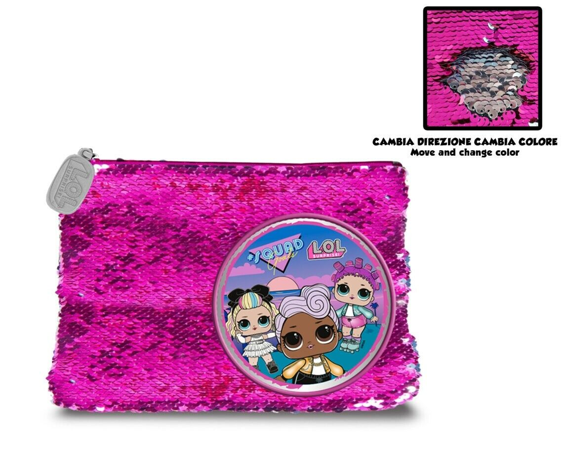 Pochette Beauty Paillettes Reversibili Girabrilla Lol Surprise Astuccio - B929214mc