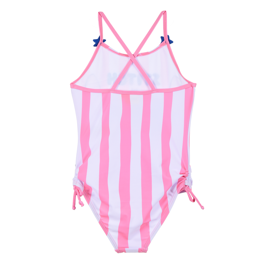 Costume da Bagno Stitch DISNEY Intero 1 Pezzo Mare Piscina Bambina - Ez18065rosa