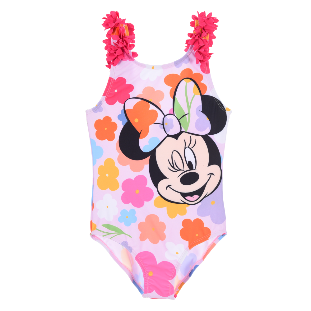 Costume da Bagno Minnie DISNEY Intero 1 Pezzo Mare Piscina Bambina - Ez18096fucsia