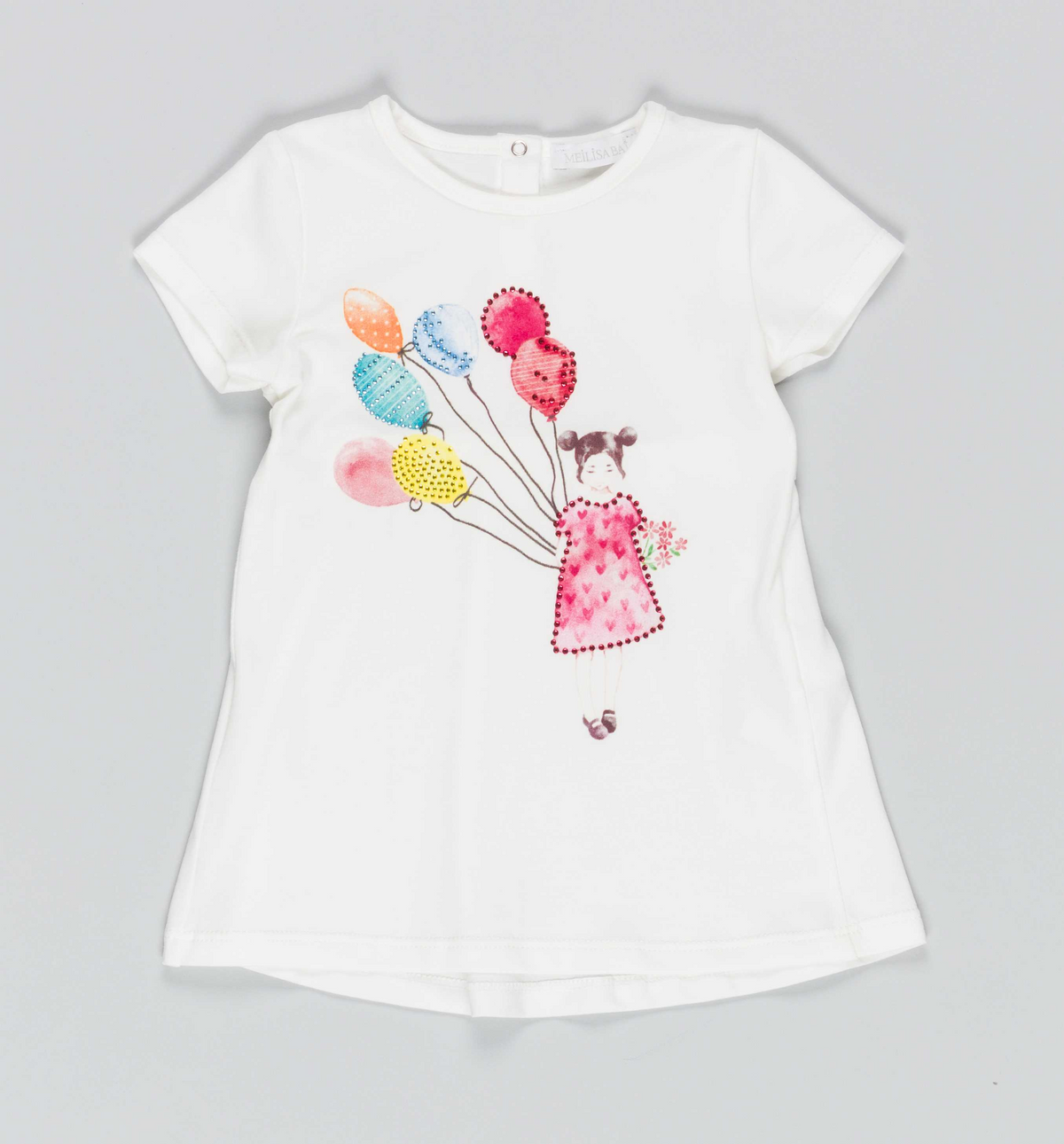 Completo Meilisa Bai T-Shirt e Pantaloncino Neonata Bambina Newborn Taglie 9/36 Mesi - Fl2266