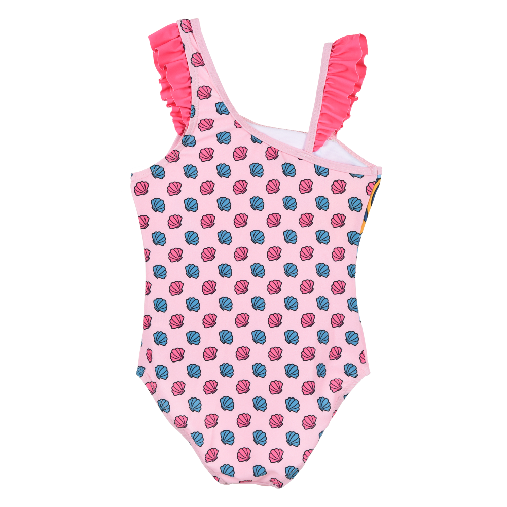 Costume da Bagno Sirenetta Ariel DISNEY Intero 1 Pezzo Mare Piscina Bambina - Ez18012rosa