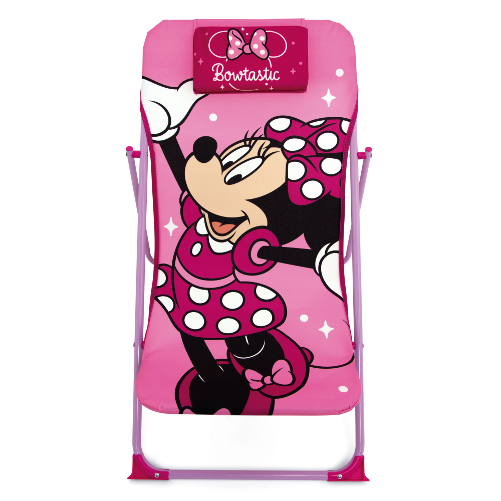 Sdraio Minnie Pieghevole per Mare e Giardino 100% Poliestere- 86728