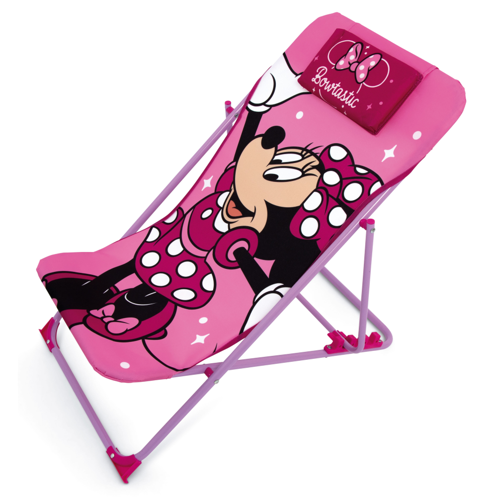 Sdraio Minnie Pieghevole per Mare e Giardino 100% Poliestere- 86728