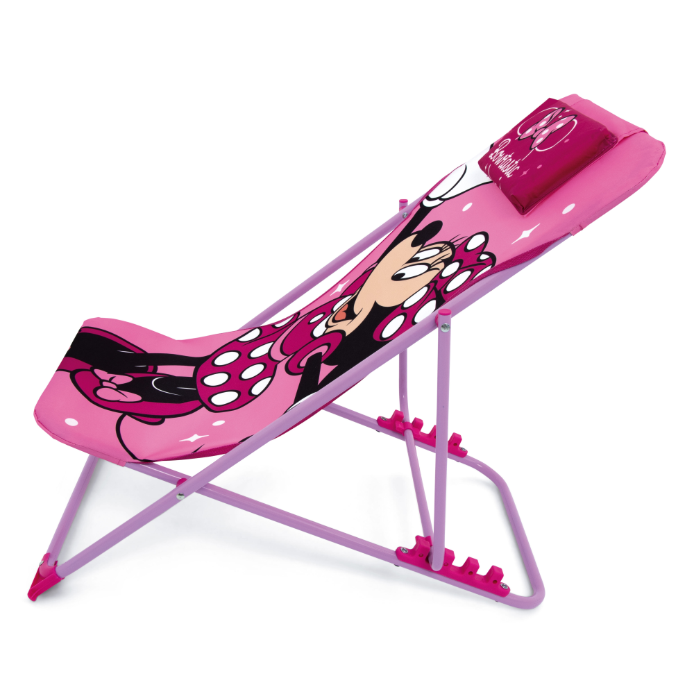 Sdraio Minnie Pieghevole per Mare e Giardino 100% Poliestere- 86728
