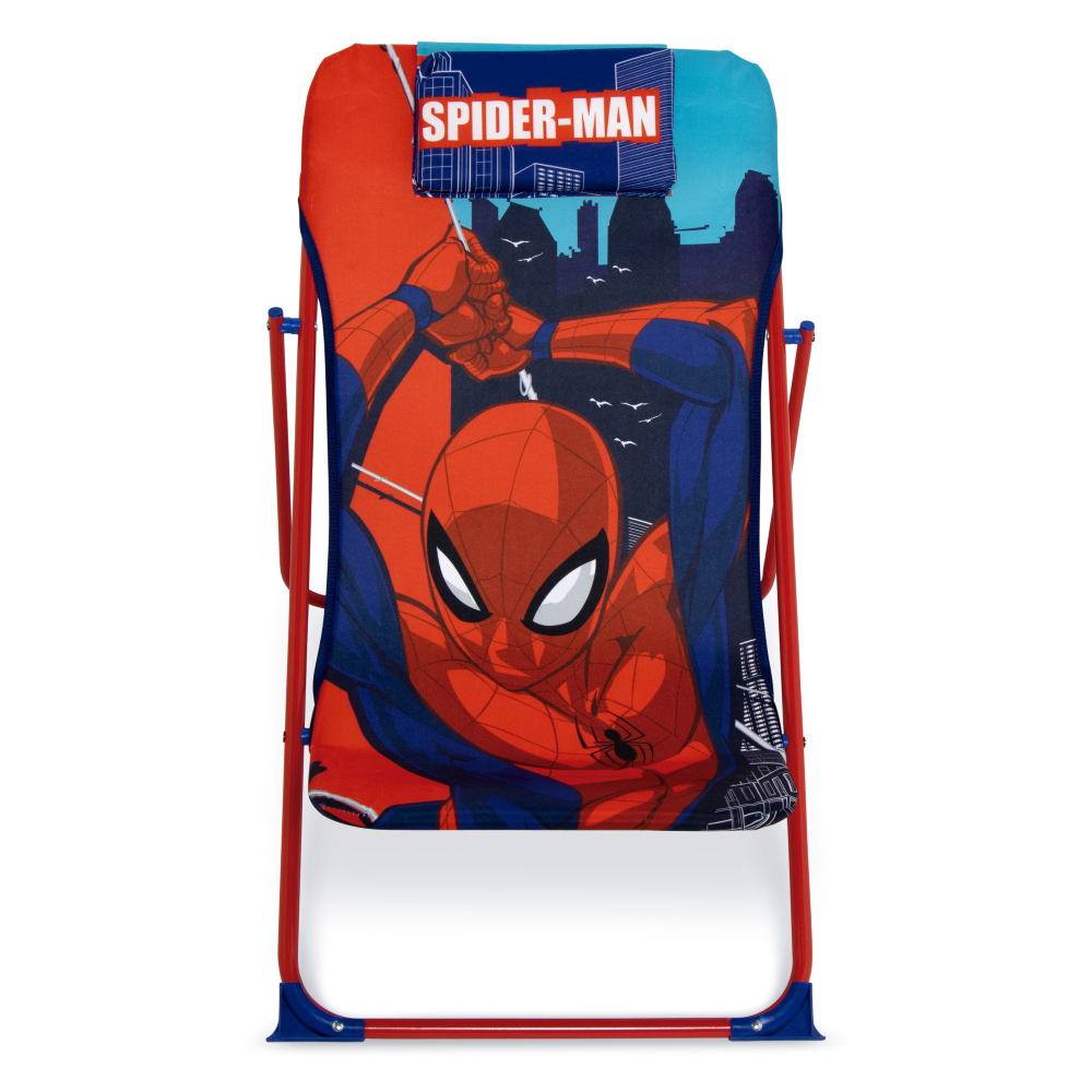 Sdraio Spiderman Pieghevole per Mare e Giardino 100% Poliestere- 86729