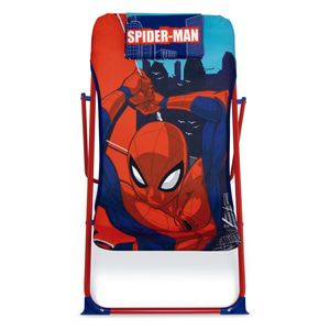 Sdraio Spiderman Pieghevole per Mare e Giardino 100% Poliestere- 86729