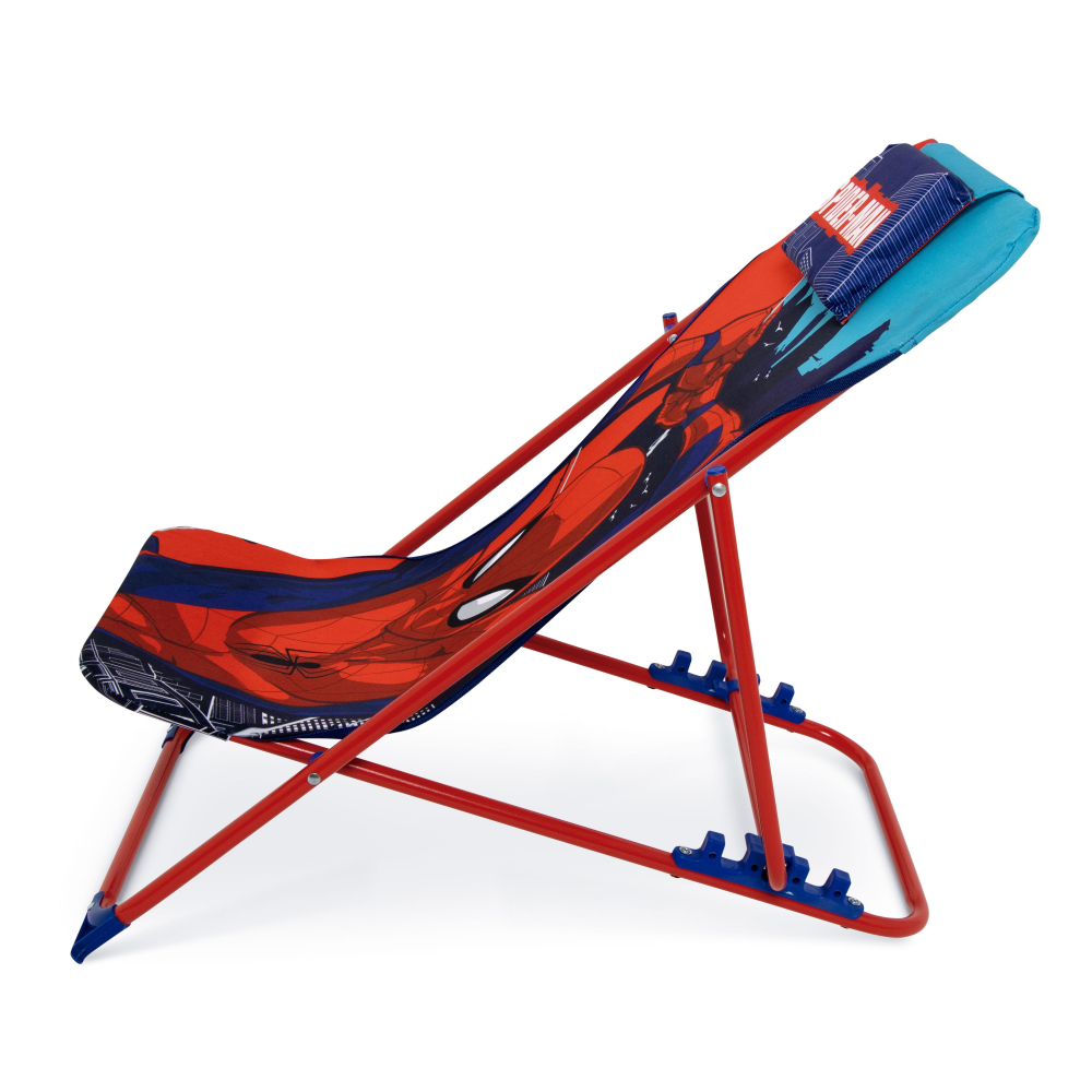 Sdraio Spiderman Pieghevole per Mare e Giardino 100% Poliestere- 86729