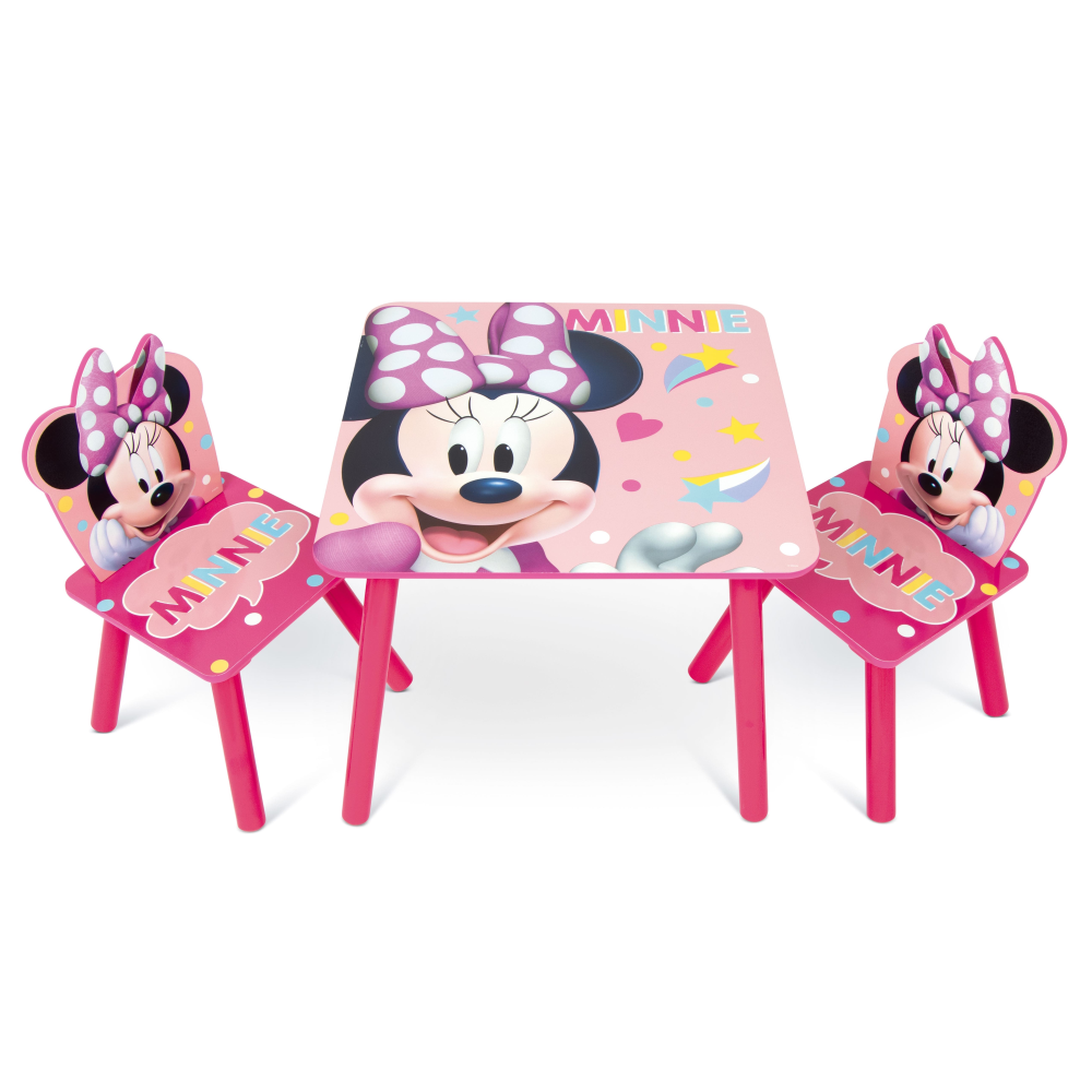 Set Tavolo con Due Sedie Minnie in Legno- 86637