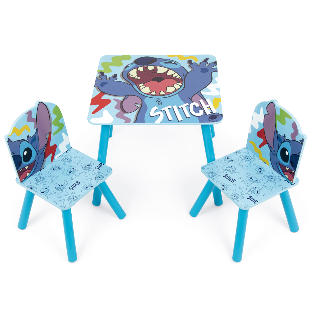 Set Tavolo con Due Sedie Stitch in Legno- 86639