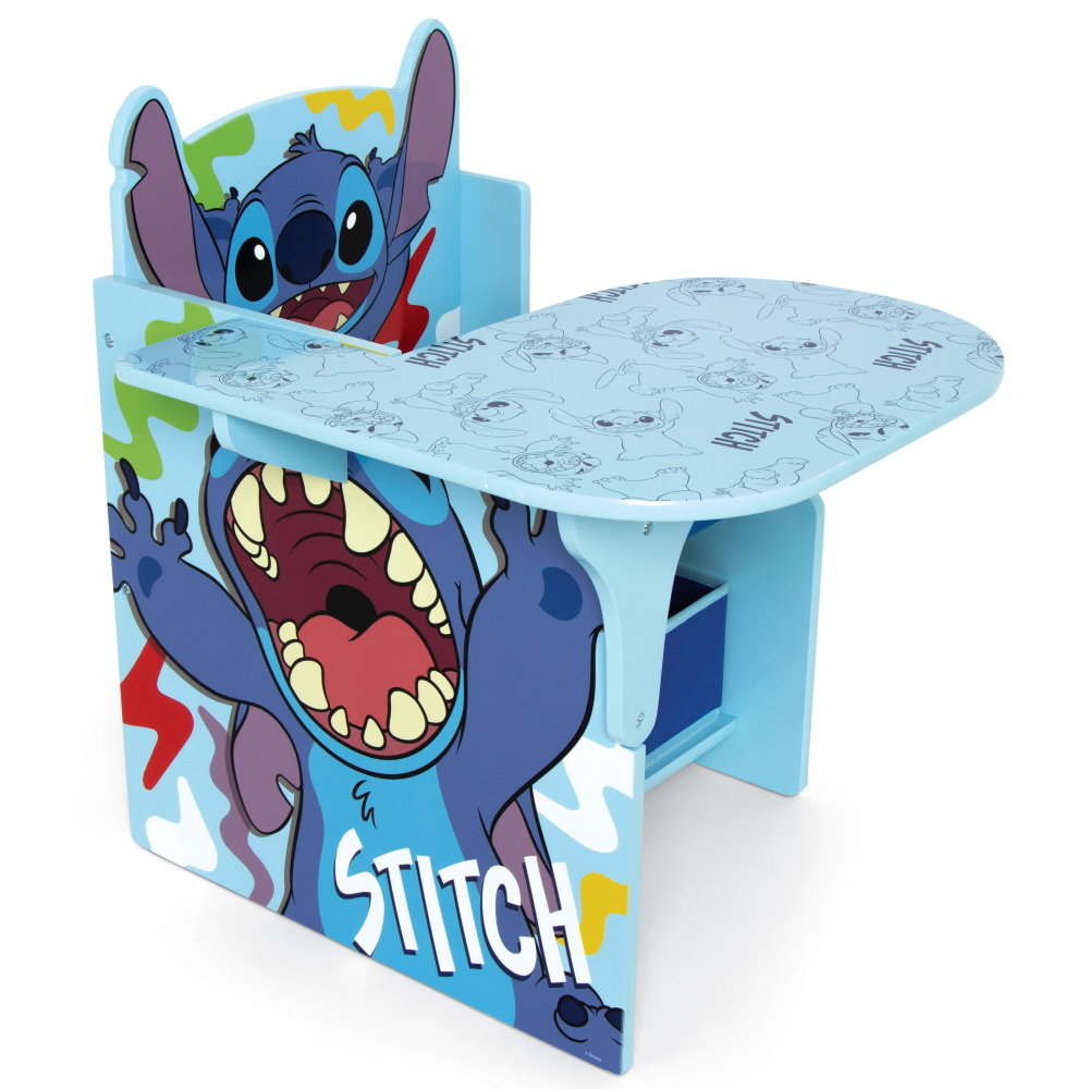 Sedia Scrivania con Contenitore Stitch in Legno - 86640