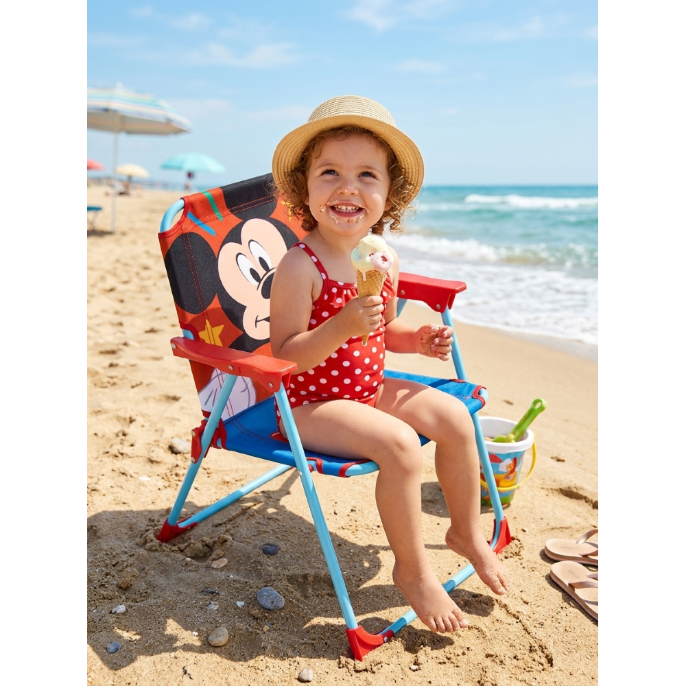 Sedia Pieghevole Topolino per Mare e Giardino 100% Poliestere- 86733