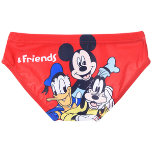 Costume da Bagno Topolino DISNEY Modello Slip Mutandina Mare Piscina Neonato - Ez05017rosso
