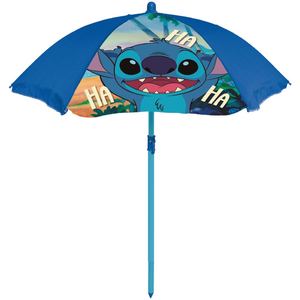 Set da Giardino Stitch Tavolino Ombrellone e Sedie Pieghevoli per Mare e Giardino 100% Poliestere- 86634