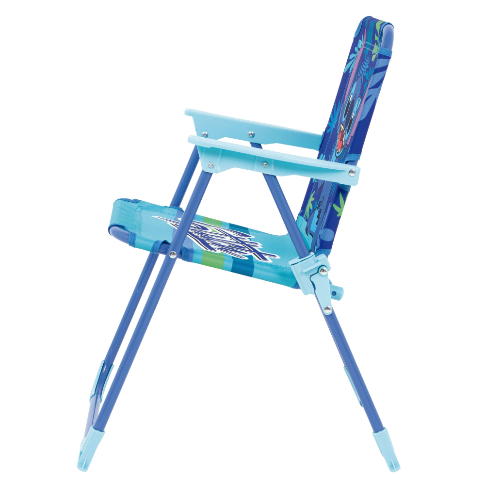 Set da Giardino Stitch Tavolino Ombrellone e Sedie Pieghevoli per Mare e Giardino 100% Poliestere- 86634