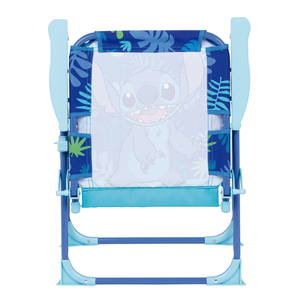Set da Giardino Stitch Tavolino Ombrellone e Sedie Pieghevoli per Mare e Giardino 100% Poliestere- 86634