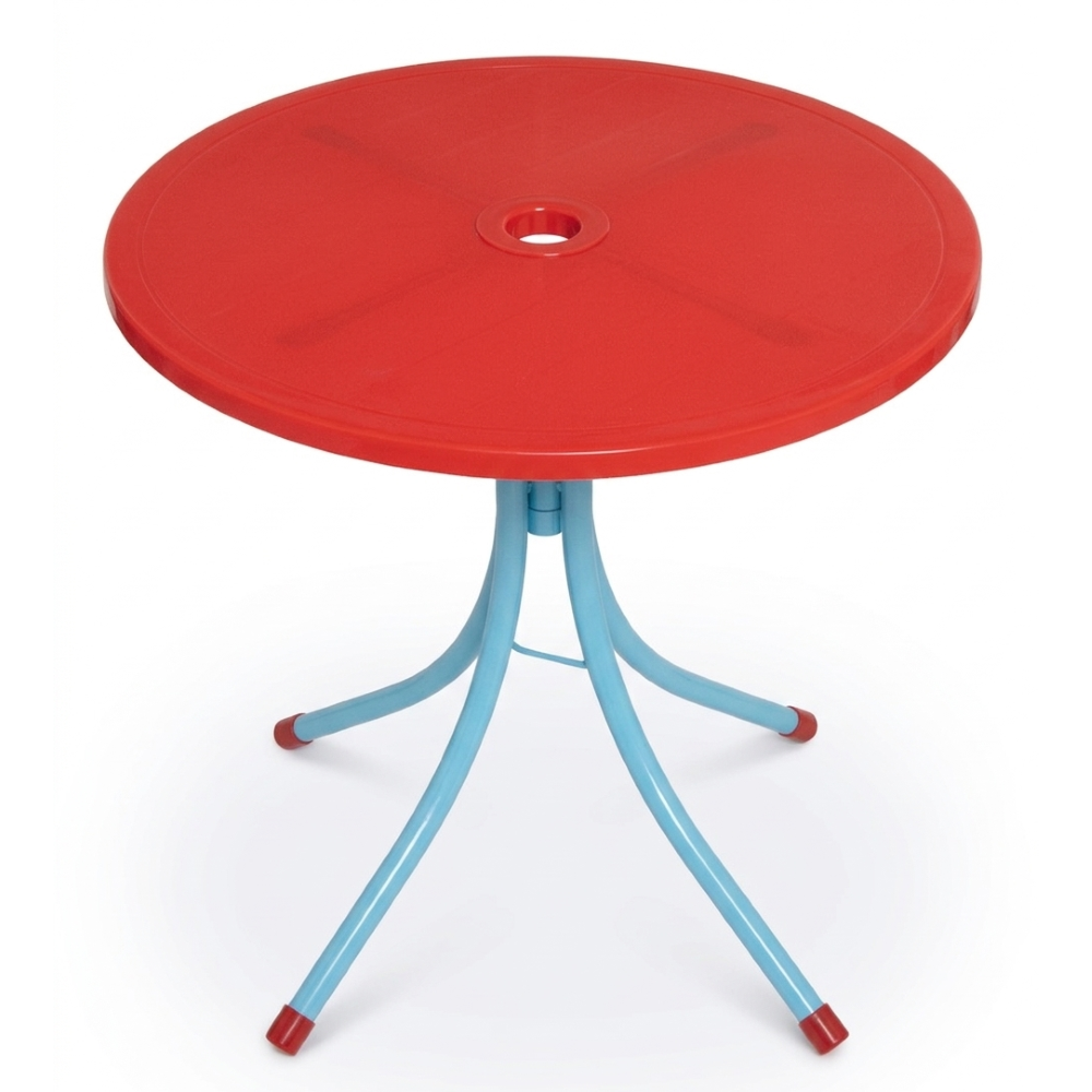 Set da Giardino Topolino Tavolino Ombrellone e Sedie Pieghevoli per Mare e Giardino 100% Poliestere- 86632