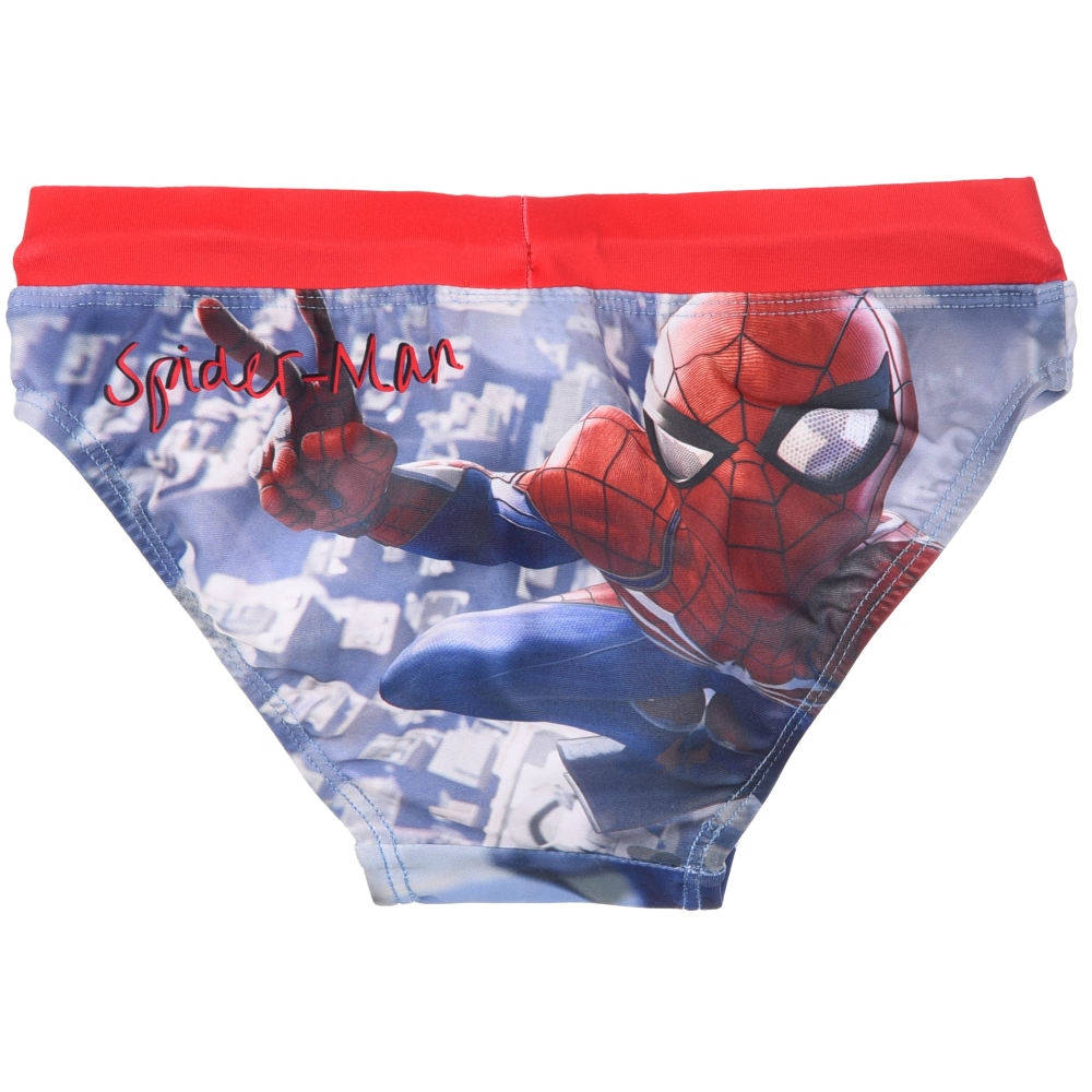 Costume da Bagno MARVEL Spiderman Modello Slip Hi-Tech Mutandina Mare Piscina Bambino - Ez18167rosso