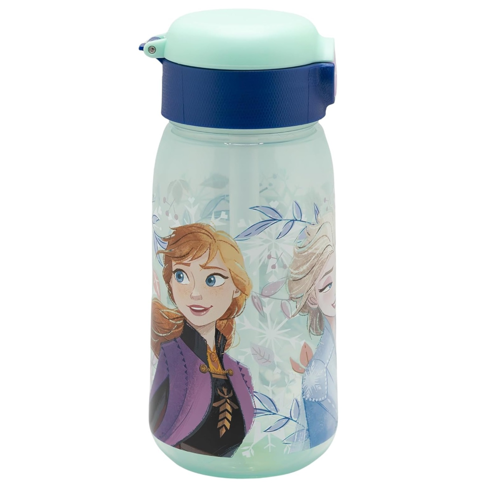 Borraccia Pop-Up Frozen DISNEY Bottiglia in Plastica Riutilizzabile 510 Ml - 86671