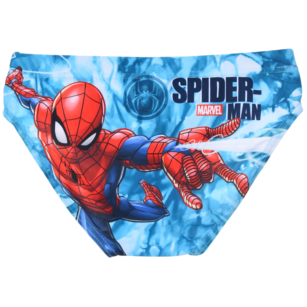Costume da Bagno MARVEL Spiderman Modello Slip Tie Dye Mutandina Mare Piscina Bambino - Ez18169turchese