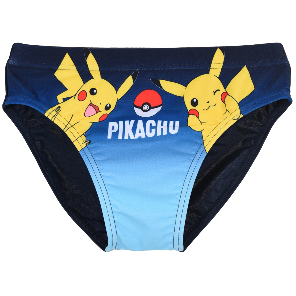 Costume da Bagno Pikachu Pokémon Modello Slip Mutandina Mare Piscina Bambino - Ez18154blu