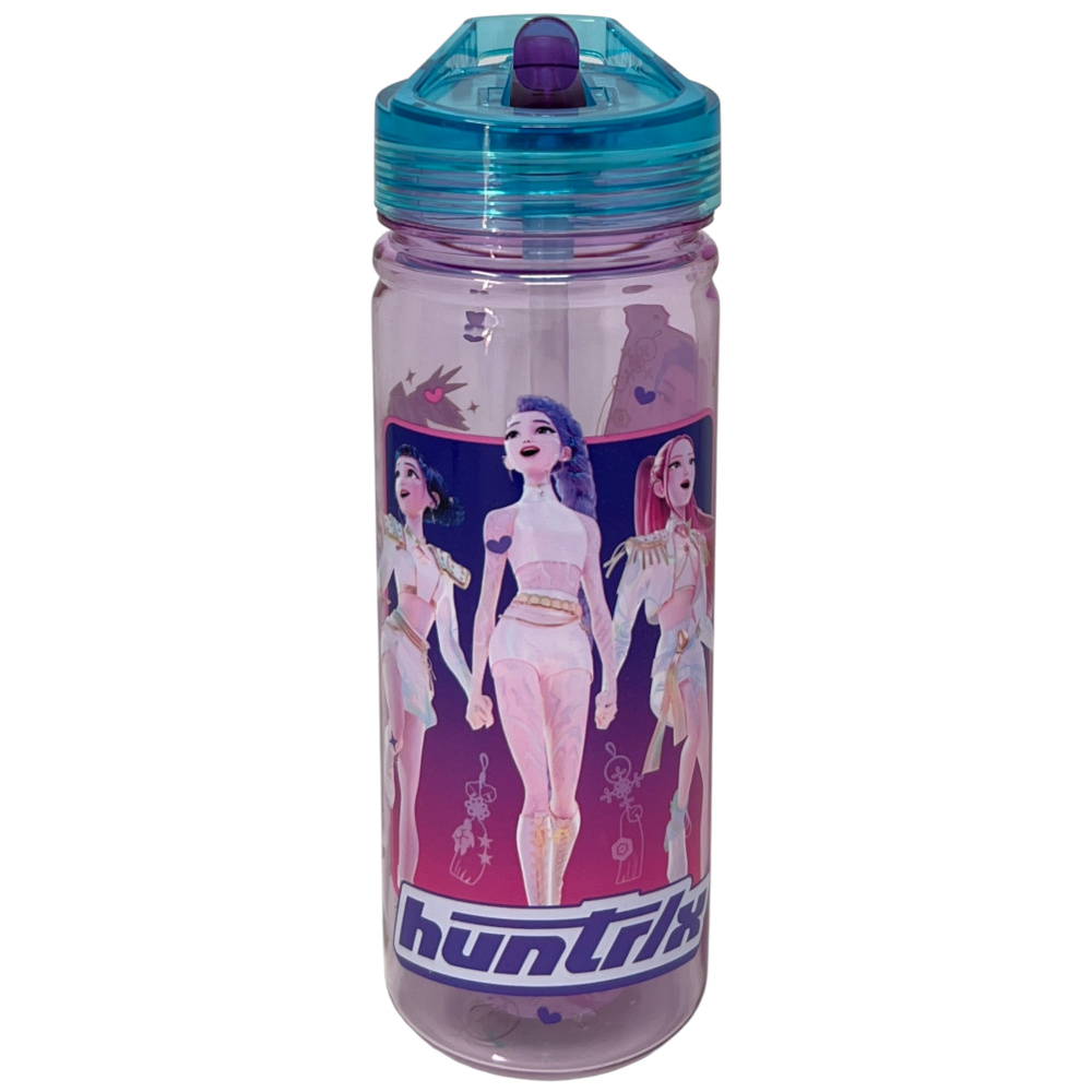 Borraccia Ecozen Huntrix K-Pop Demon Hunters in Tritan Bottiglia con Beccuccio Ripiegabile 580 Ml -86823