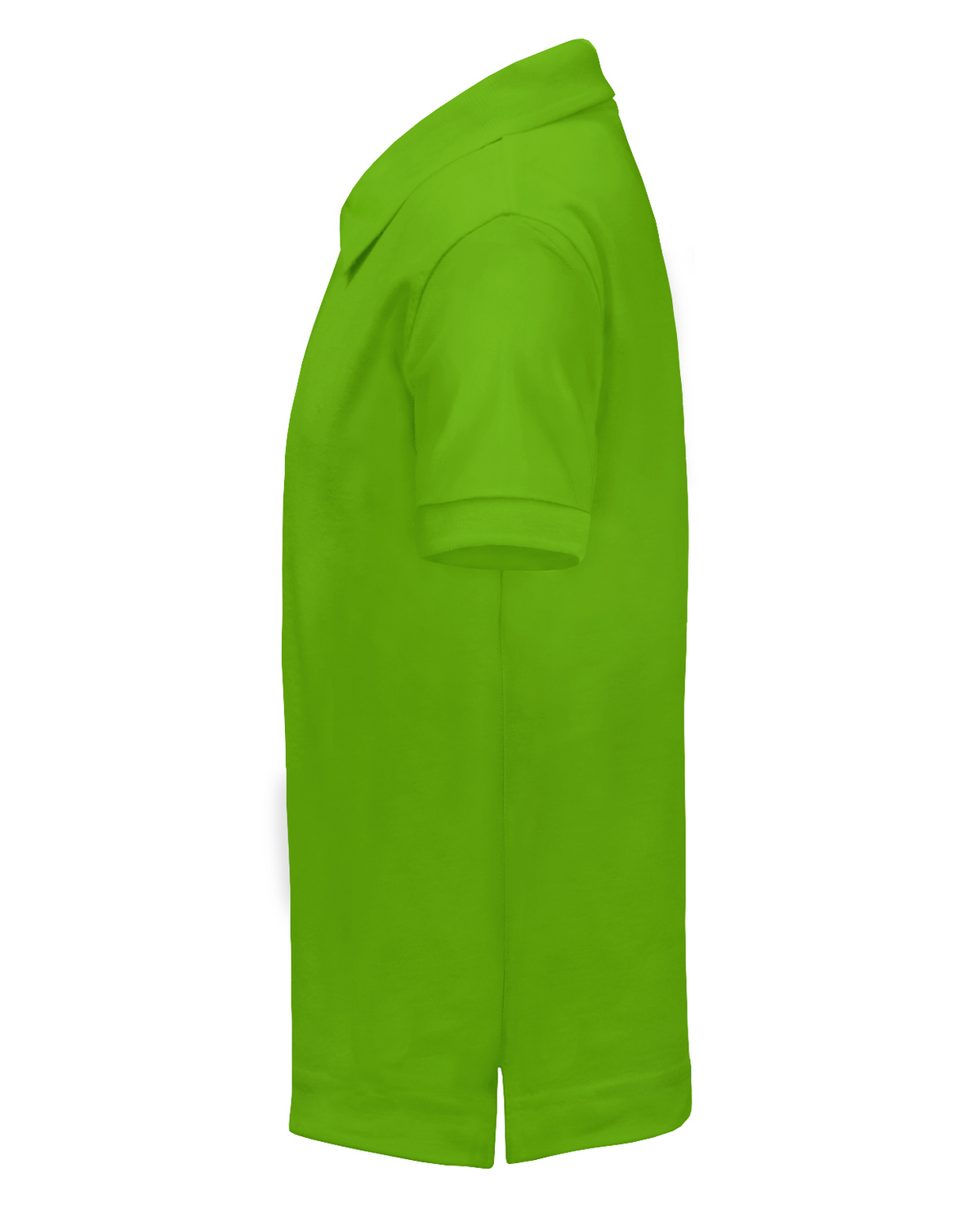 Polo T-Shirt Maglietta Divisa Scolastica Verde Lime Maniche Corte Taglie da 1 a 14 Anni