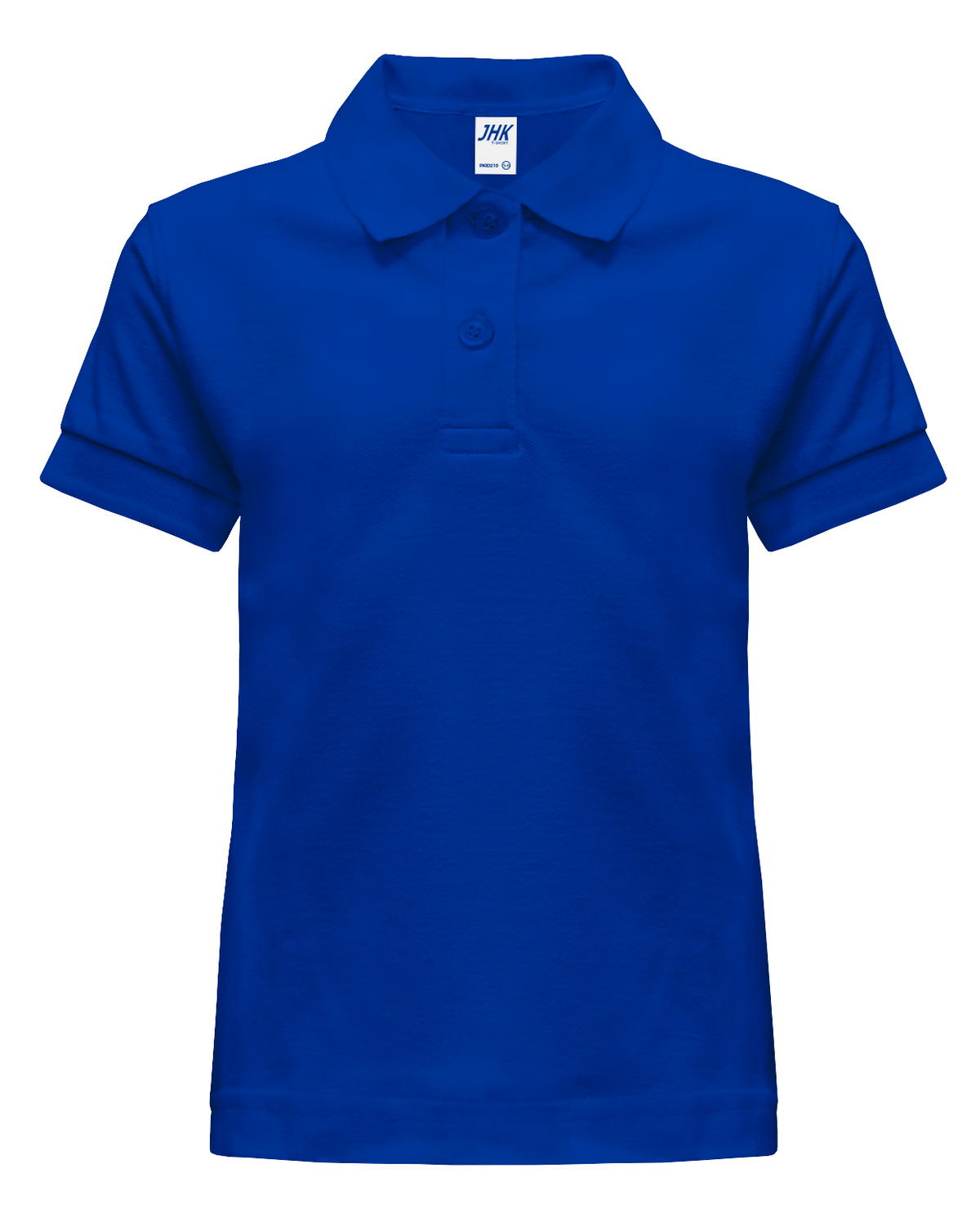 Polo T-Shirt Maglietta Divisa Scolastica  Blu Royal Maniche Corte Taglie da 1 a 14 Anni