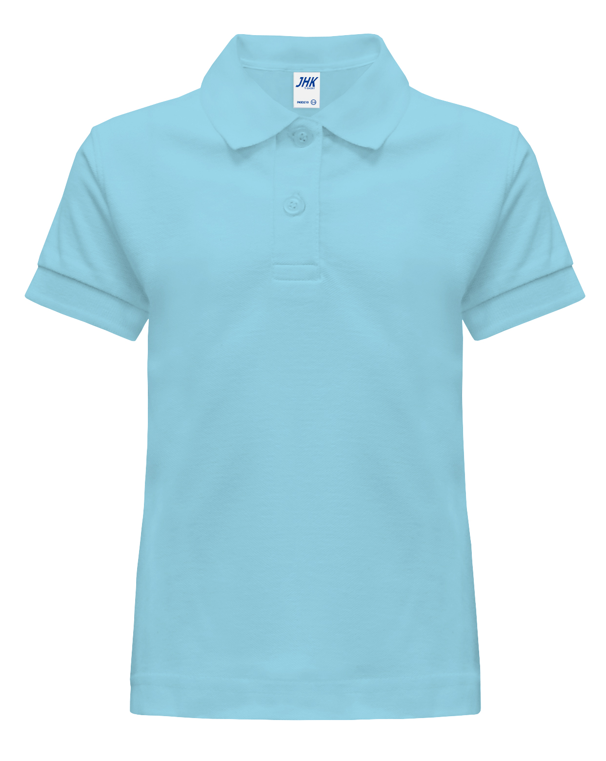 Polo T-Shirt Maglietta Divisa Scolastica Celeste Sky Maniche Corte Taglie da 1 a 14 Anni