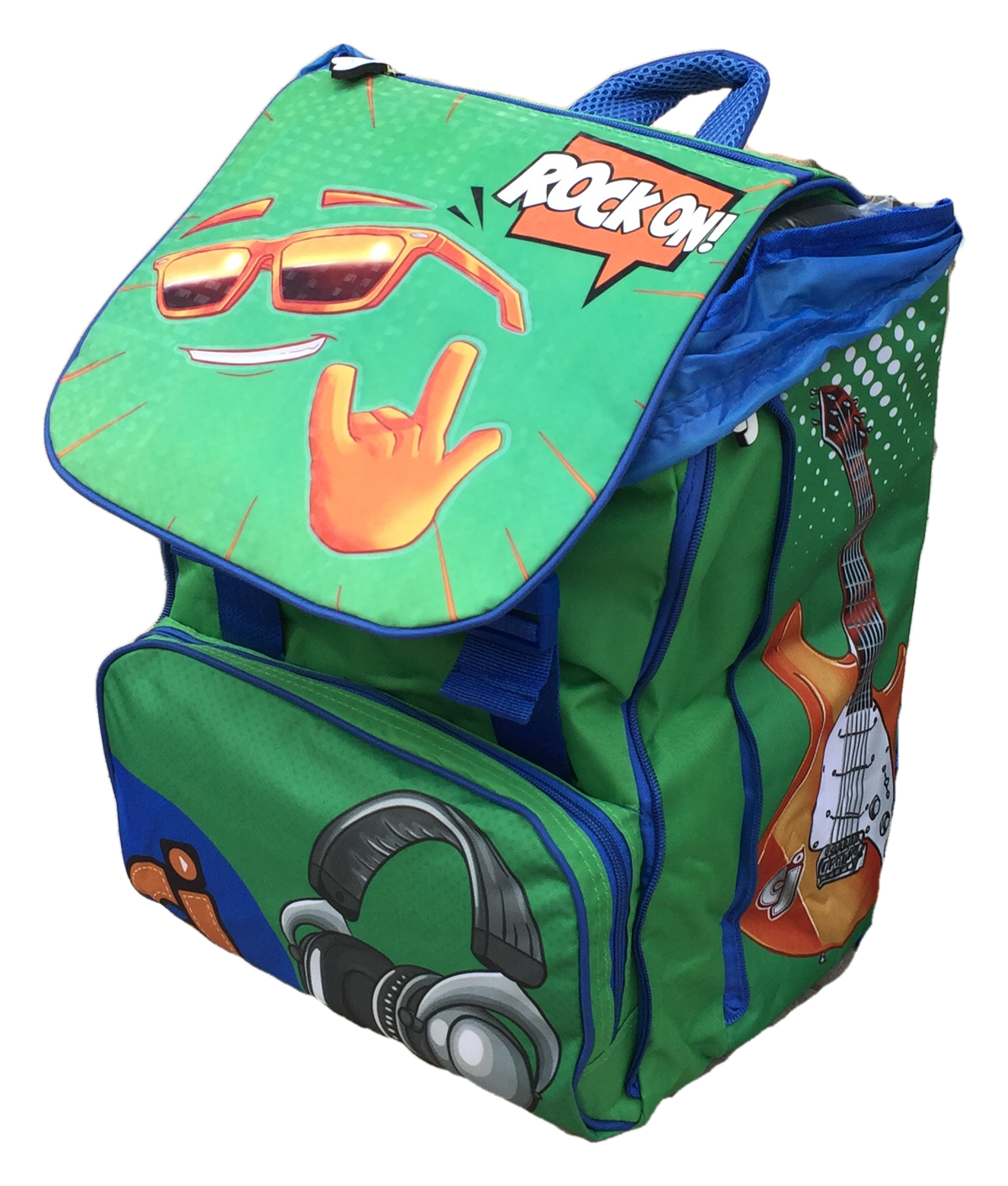 Zaino Faccine Bambino Estensibile Borsa Scuola Elementare Cm. 40x29x28 - Cj0450c