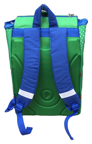 Zaino Faccine Bambino Estensibile Borsa Scuola Elementare Cm. 40x29x28 - Cj0450c
